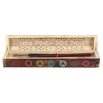 Wooden Box Chakra Incense Gift Set, 4 of 6