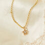 Fine Solid Gold Sapphire Star Necklace, thumbnail 3 of 9