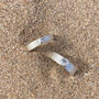 Moonstone June Birthstone Ring In Textured Sterling Silver, thumbnail 2 of 10