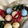 Moon Face Ceramic Glitter Bauble, thumbnail 8 of 8