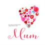 Personalised Vintage Button Mother's Day Card, thumbnail 2 of 4