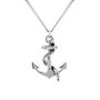 Anchor Necklace Silver/Gold Vermeil, thumbnail 6 of 8