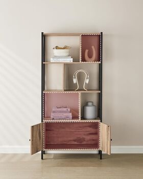 Four Tier Bookcase Industrial Style Storage Unit, 4 of 11