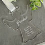 Personalised Acrylic Angel Decoration, thumbnail 1 of 3