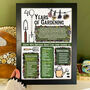 40 Years Of Gardening 40th Birthday Gift Print, thumbnail 1 of 5