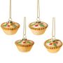 Christmas Mince Pie Bauble Set, thumbnail 1 of 1