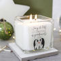 Grandparents First Christmas Penguin Scented Candle, thumbnail 6 of 6
