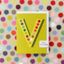 Mini V Alphabet Card, thumbnail 1 of 5