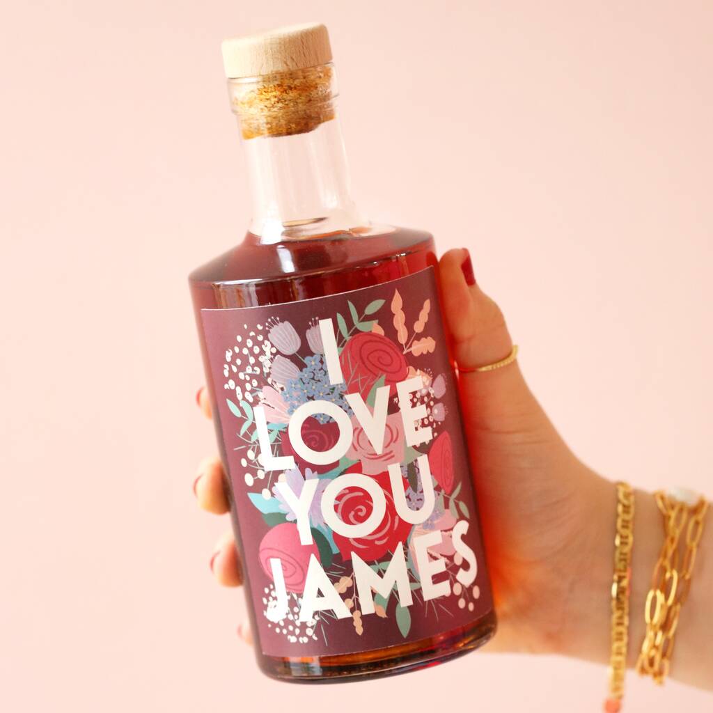Personalised 50cl I Love You Rum, 1 of 3