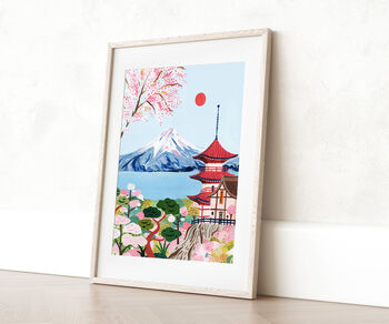 Mount Fuji, Japan Travel Art Print, 4 of 7