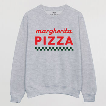 Margherita Pizza Women’s Slogan Sweatshirt, 2 of 3