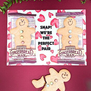 Large Gingerbread Men Valentine's Day Cards, 3 of 7