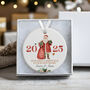 Personalised Ceramic First Christmas In Our New Home Decoration In Various Designs, thumbnail 5 of 7