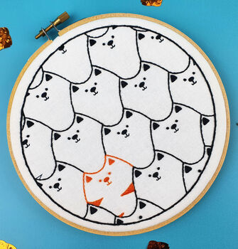 Cats Embroidery Kit, 5 of 7