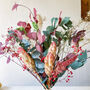 Pink Protea And Preserved Eucalyptus Bouquet, thumbnail 2 of 5
