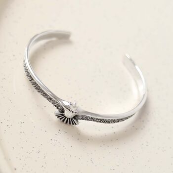 Sterling Silver Freedom Bangle, 3 of 7