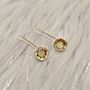 Citrine Earrings, Sterling Silver Earrings, thumbnail 6 of 8