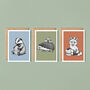 Pack Of Three Wildlife Cards, thumbnail 1 of 7