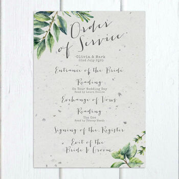 Botanical Garden Wedding Stationery, 9 of 11