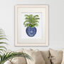 Chinoiserie Vase And Palm No6, Framed Or Unframed, thumbnail 1 of 7