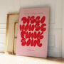 Disco House Funk Soul Music Print | Music Poster | Event Print | Wall Art | A5 A4 A3 | Bold | Typographic | Quote | Wall Decor |, thumbnail 9 of 9