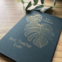 Personalised Monstera Thank You Teacher Gold Foil Card, thumbnail 4 of 9