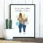 Personalised Mothers Day Portrait Print, thumbnail 1 of 12