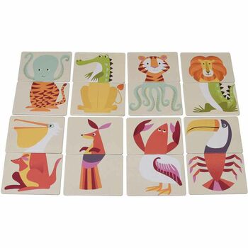 Animal Puzzle Heads And Tails Game Stocking Filler, 8 of 9