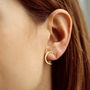 Sterling Silver 18ct Gold Delicate Ear Jacket, thumbnail 1 of 8
