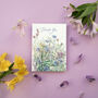 Meadow Flowers Watercolour Thank You Card, thumbnail 1 of 3