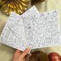 Colouring Christmas Cards For Kids, thumbnail 1 of 10