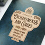 Spell Book Themed Notebook 'Enchantments And Curses', thumbnail 2 of 8