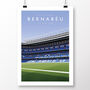 Real Madrid Santiago Bernabéu Stadium Poster, thumbnail 2 of 7