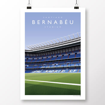 Real Madrid Santiago Bernabéu Stadium Poster, 2 of 7