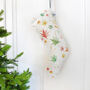 Leaves Linen Stocking, thumbnail 2 of 5