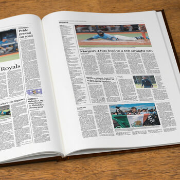 Tampa Bay Rays Personalised Gift Newspaper Book, 8 of 10