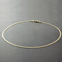 Flat Snake Herringbone Chain Necklace, thumbnail 4 of 9