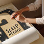 Sleep Needed Bedroom Print, thumbnail 8 of 9