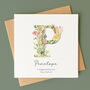 Personalised Botanical Congratulations Card, thumbnail 2 of 5