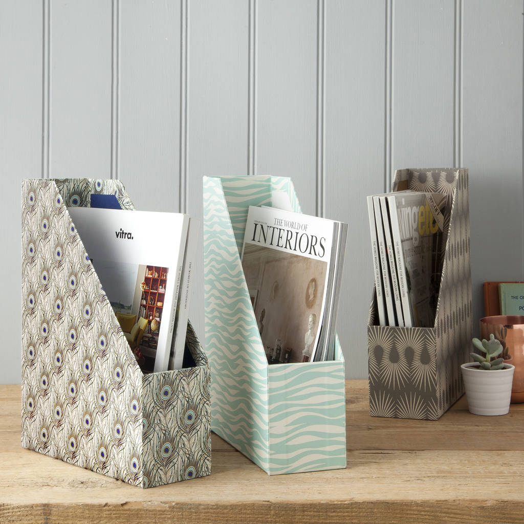 decorative magazine file by harris & jones