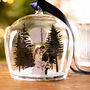 Personalised Wedding Photo Christmas Globe Dome, thumbnail 1 of 4