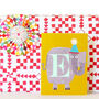 Mini E For Elephant Card, thumbnail 3 of 5