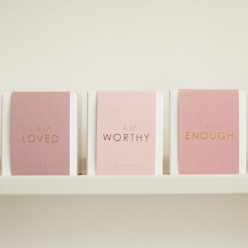 You Are Loved Worthy And Enough Candle Gift Box, 4 of 6