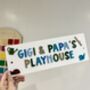 Personalised Outdoor Playhouse/ Wendyhouse/ Cubby Sign: Outdoor Play Mud Kitchen Cafe Accessory, thumbnail 2 of 4