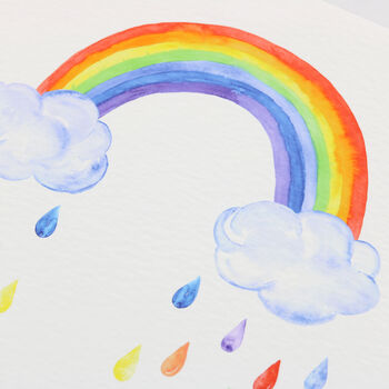 When It Rains Look For Rainbows Art Print, 3 of 6