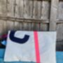 No2 Large Recycled Multifunctional Sailcloth Pouch, thumbnail 4 of 6