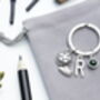 Personalised Football Keyring Football Fan Gift, thumbnail 2 of 7