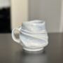 Handmade Sculptural Porcelain Cup, thumbnail 2 of 5