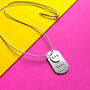 Personalised Hand Stamped Love Heart Initials Jewellery Keyring Anniversary Gift, thumbnail 8 of 12