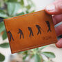 Personalised Leather Golf Lovers Leather Card Holder, thumbnail 1 of 6